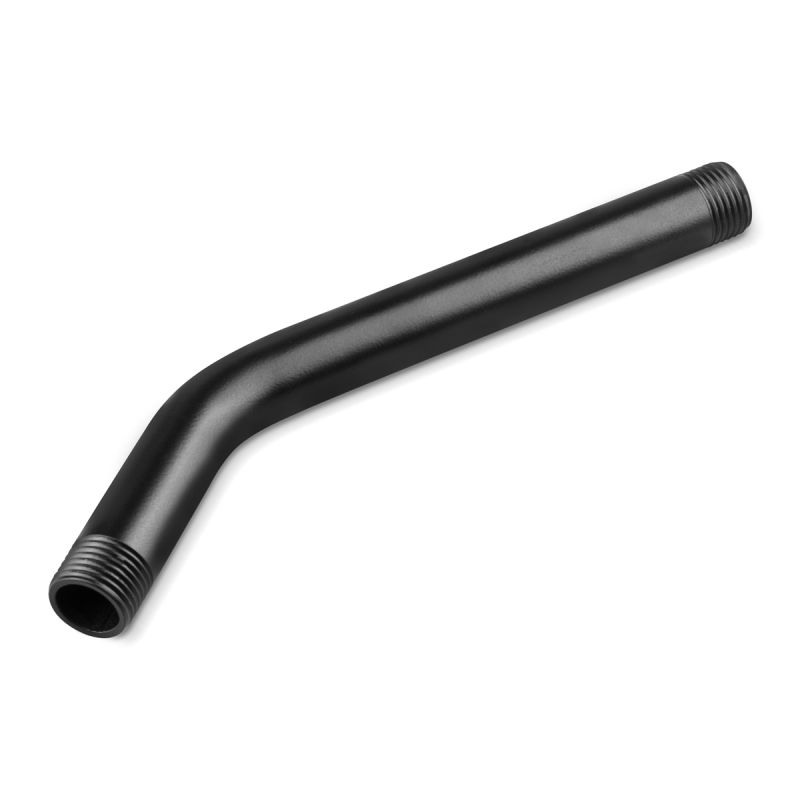 6'' S"S Shower Arm & Flange Set Matte Black 2