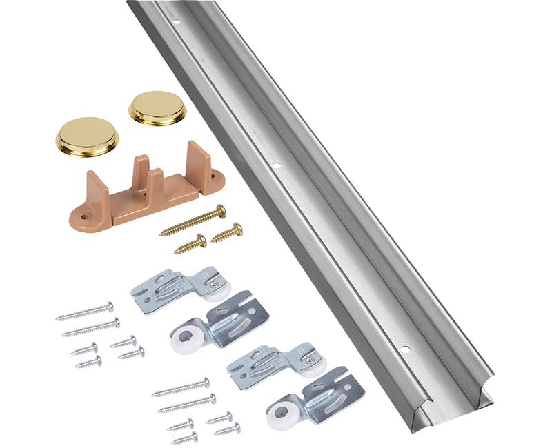 6' Sliding Door Track Kit - Up to 60lb