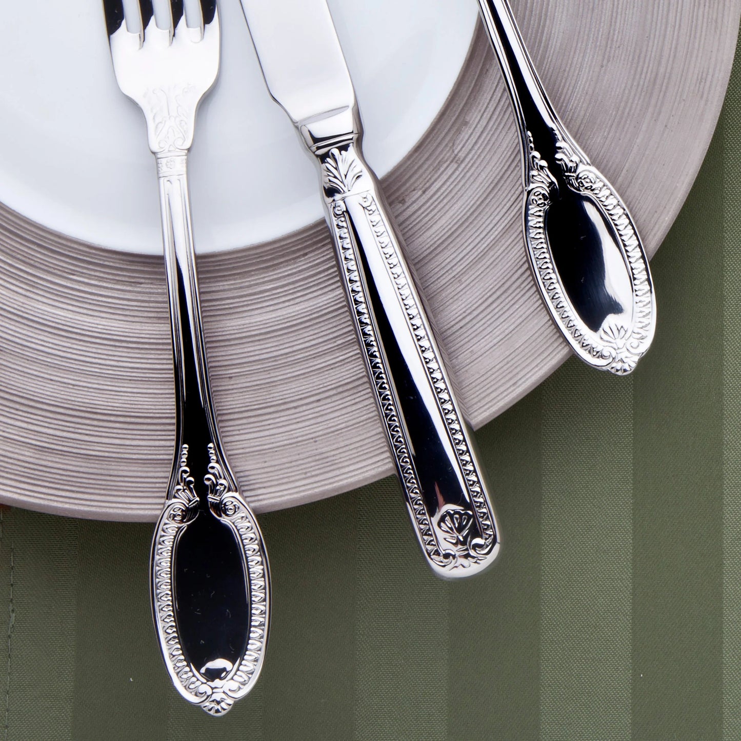 18/10 IMPERIA FLATWARE 45 PC SET, Service for 8