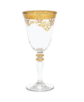 Classic Touch Set Of 6 Glasses 14k Vivid Gold