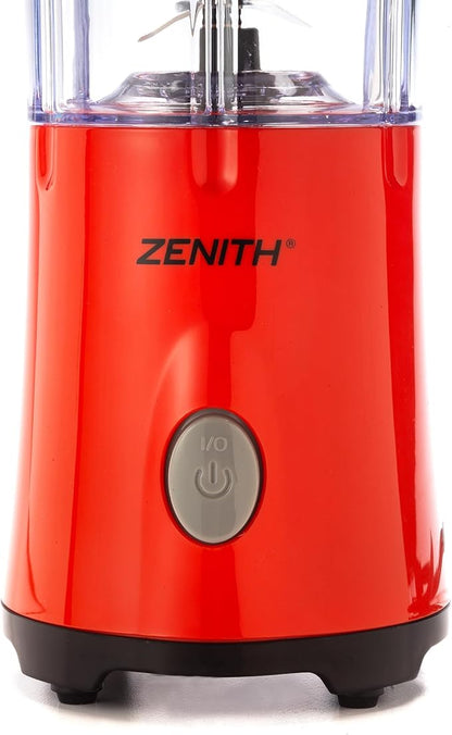 Zenith Single Serve Blender 350W 14OZ. Red