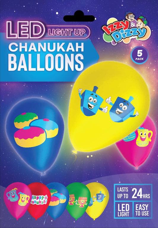 Light Up Chanukah Ballons