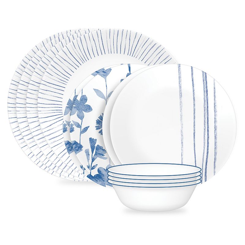 CORELLE BOTANICAL STRIPES