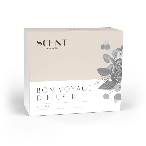 Bon Voyage Car Diffuser (White Flower)