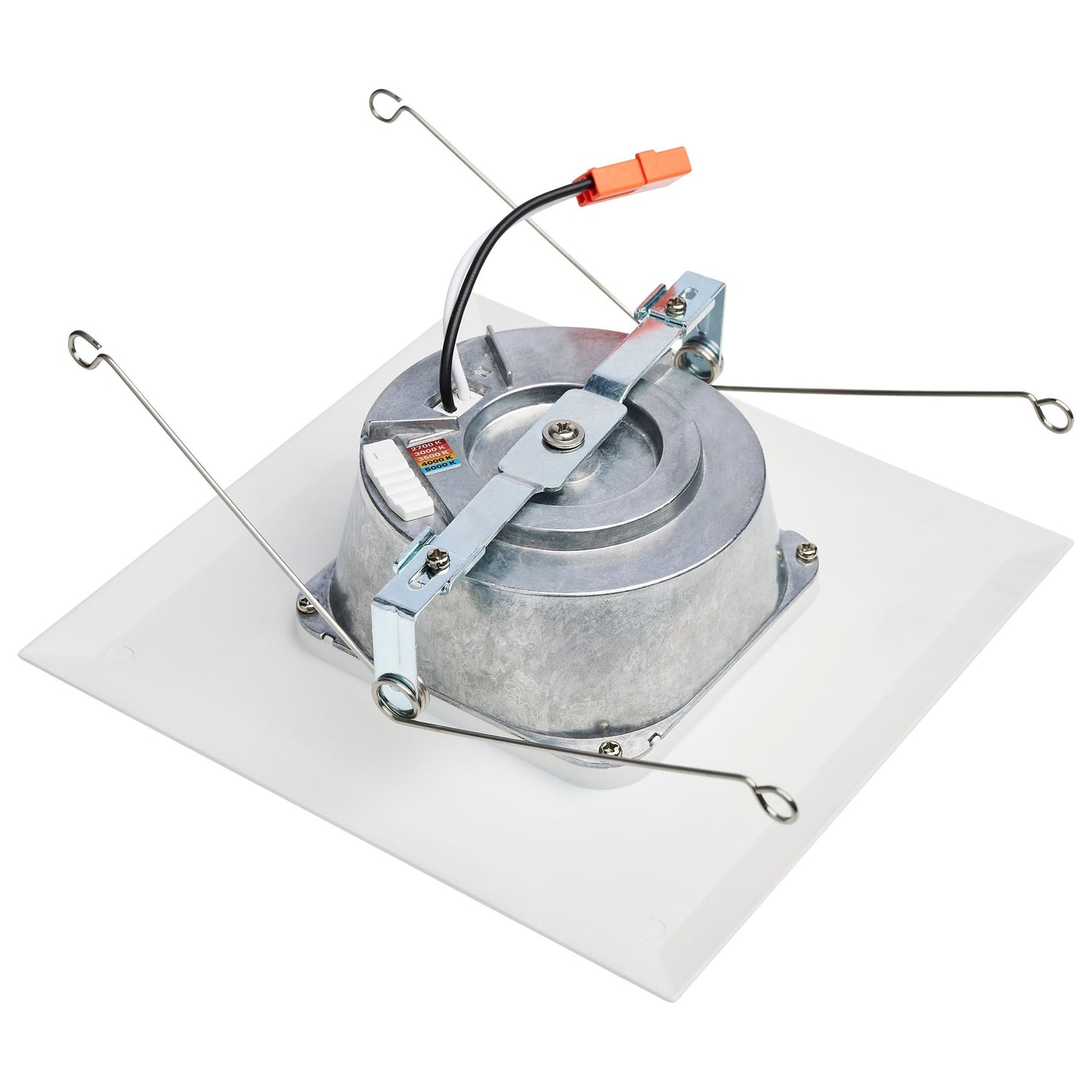 Retrofit 5-6" Downlight Stepped Baffle Square