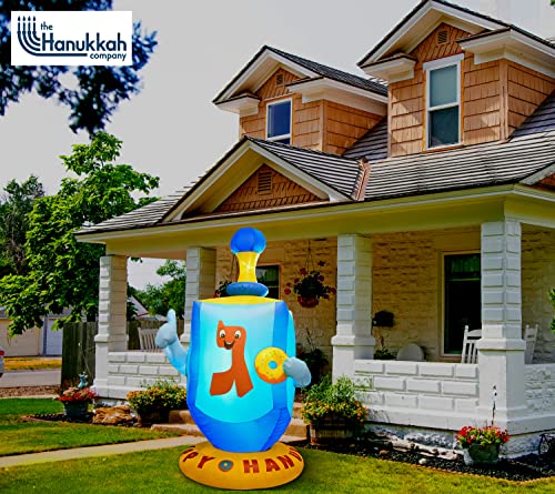 Outdoor Chanukah Blow-Up Dreidel