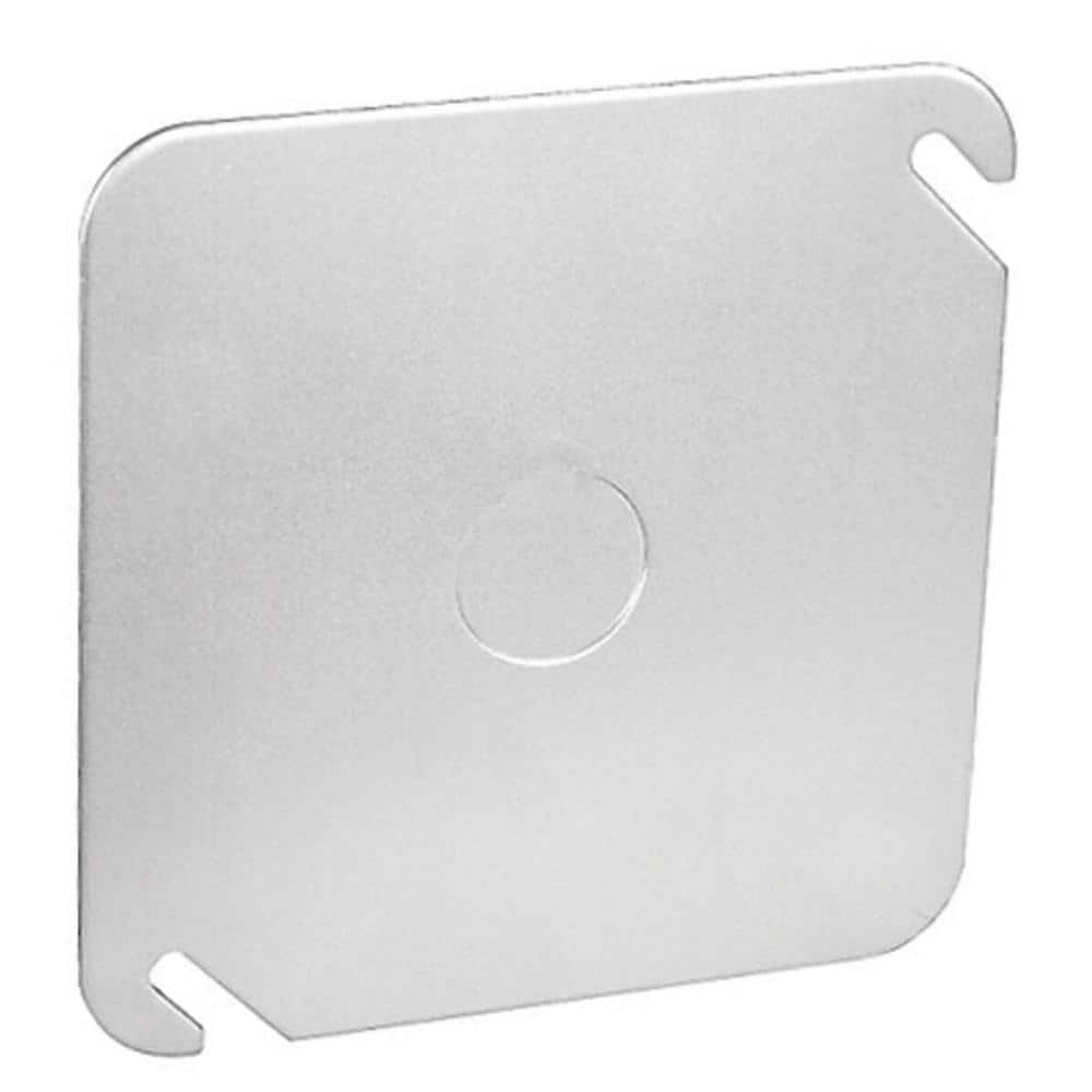 4'' Square Blank Metal Cover