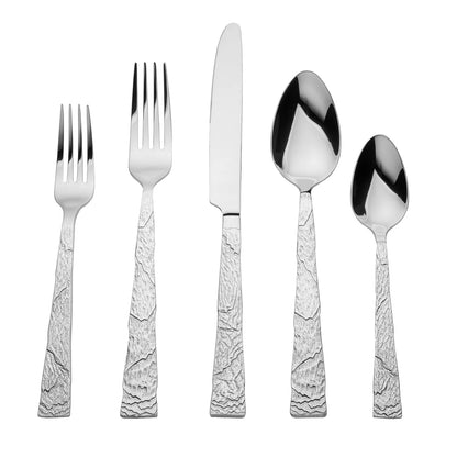 20 Pc. Flatware Set Shale Mirror