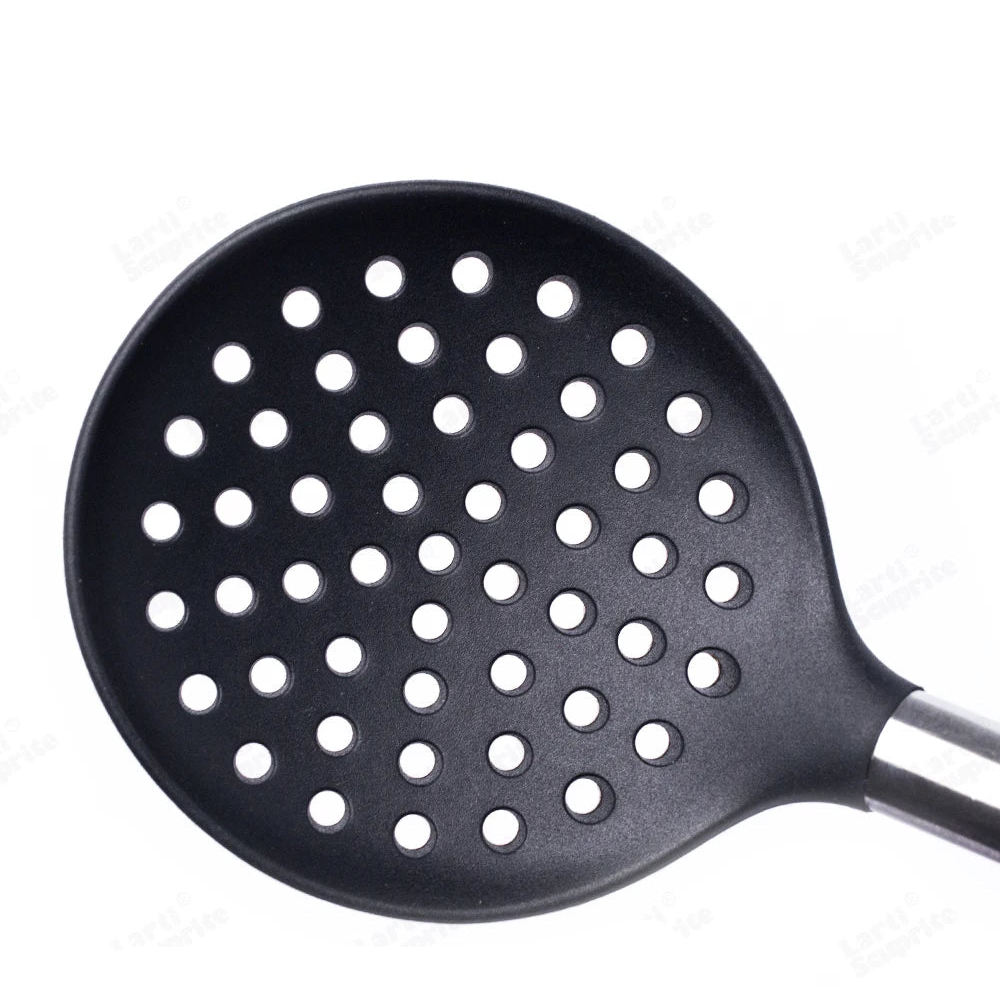 8 Pc Stainless Steel Handel Silicon Kitchen Utensil Set 7