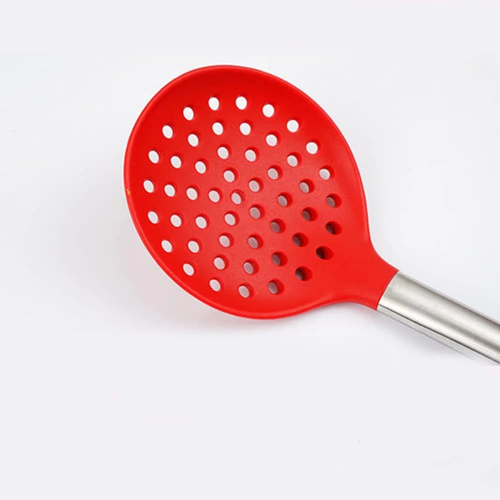 8 Pc Stainless Steel Handel Silicon Kitchen Utensil Set 9