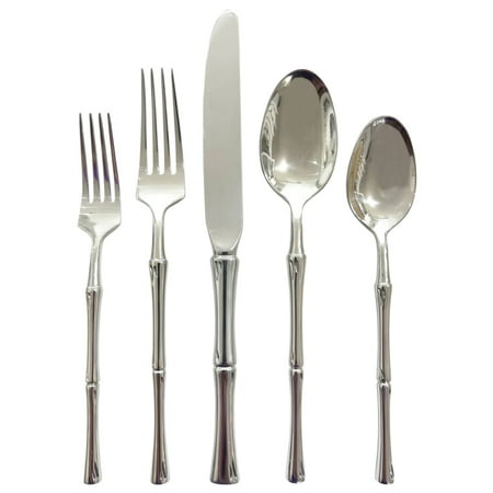 Godinger 20 Pc.Rattan Mirror Flatware Set