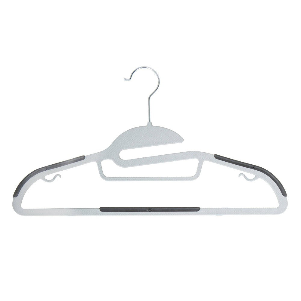 Slim Plastic Hangers White 8 Pk.