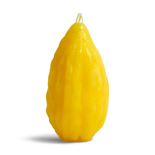 Havdala Esrog Shape Candle