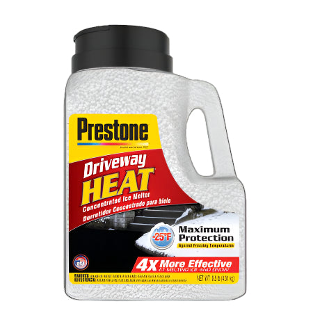 9 LB JUG PRESTONE DRIVEWAY HEAT CALCIUM CHLORIDE
