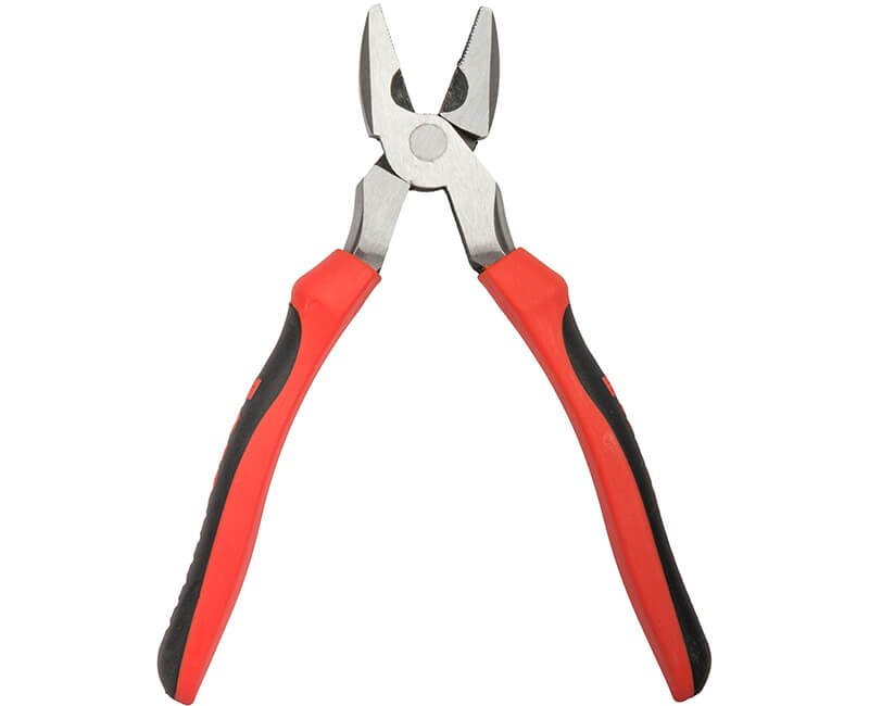 9" LINESMAN'S PLIERS CHROME VANIDUM DOUBLE DIPPED