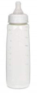 9 OZ. SILICONE NIPPLE PLASTIC NURSER 1
