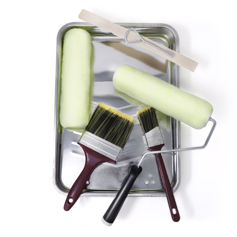 9 Pcs Paint Set with Metal Tray