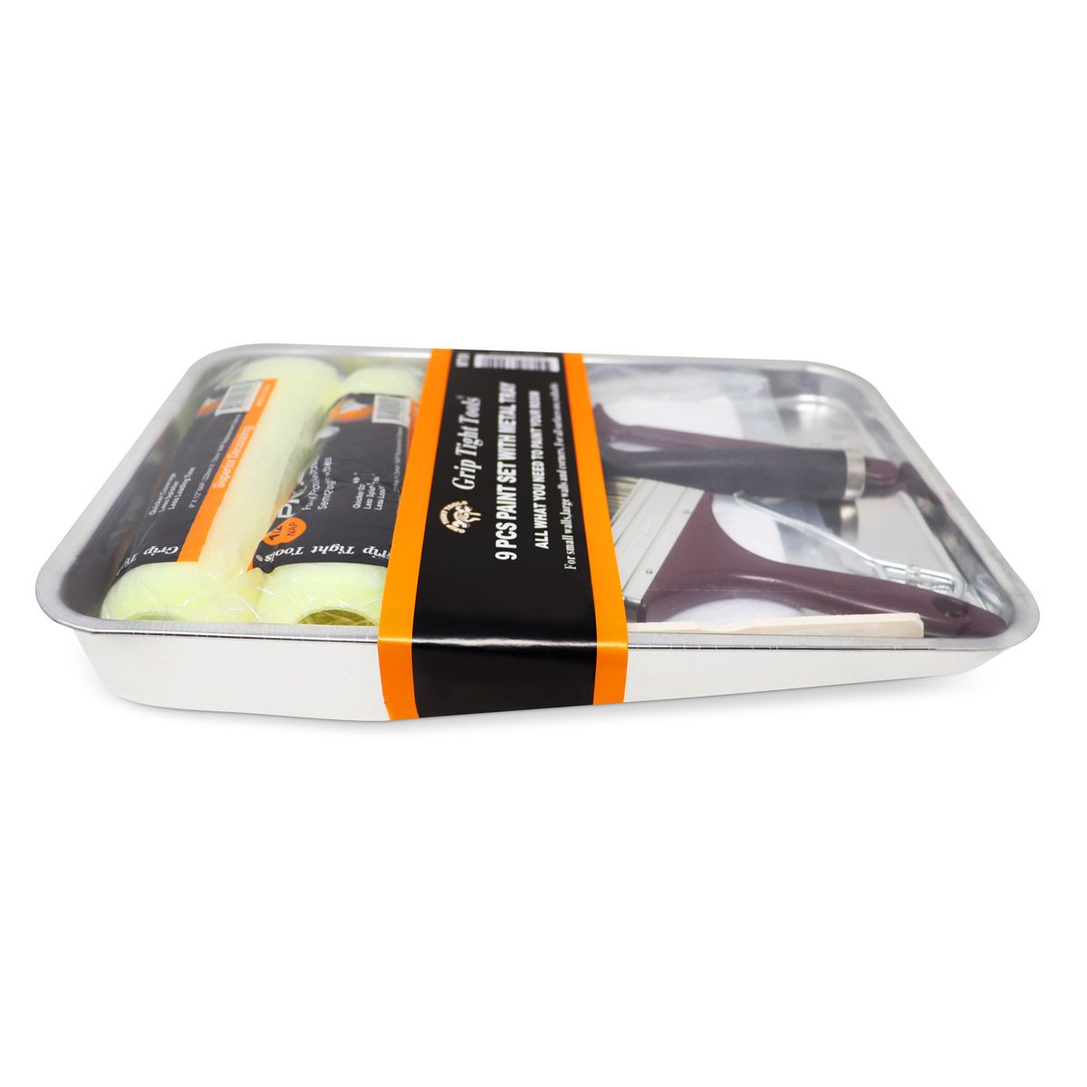 9 Pcs Paint Set with Metal Tray