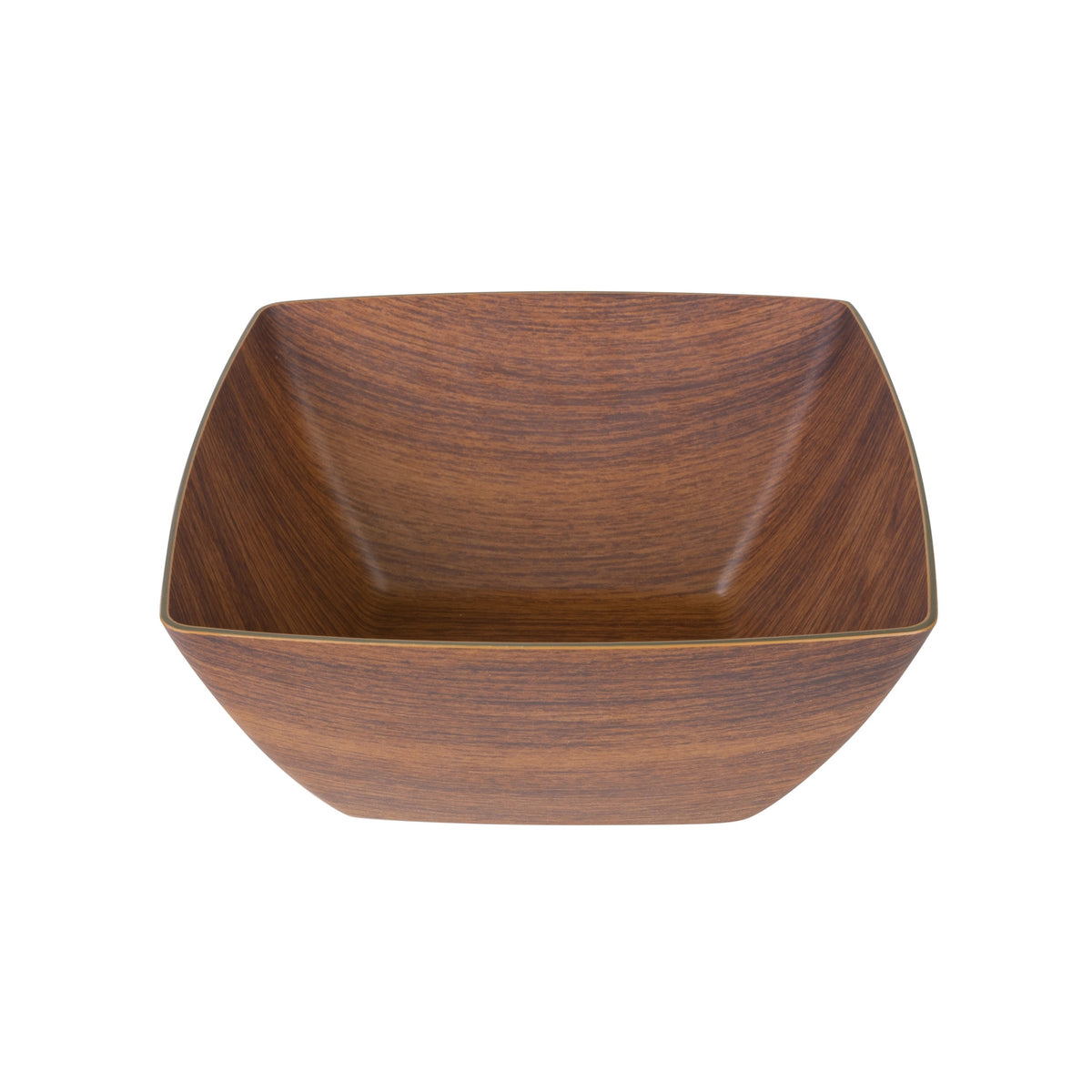 9" Square Mahogany Bowl 1