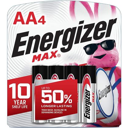 AA-4 Energizer Max Alkaline Battery 1