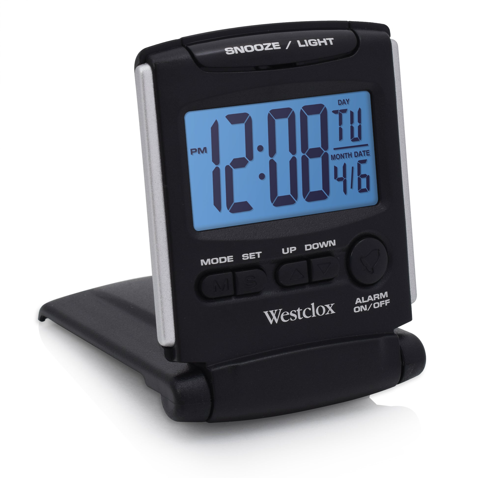 ALARM CLOCK-DIGITAL TRAVEL LCD BATTERY POWERED