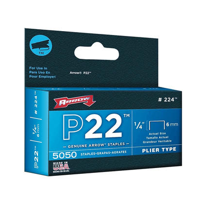 ARROW STAPLES-#224 P22- 1/4 2