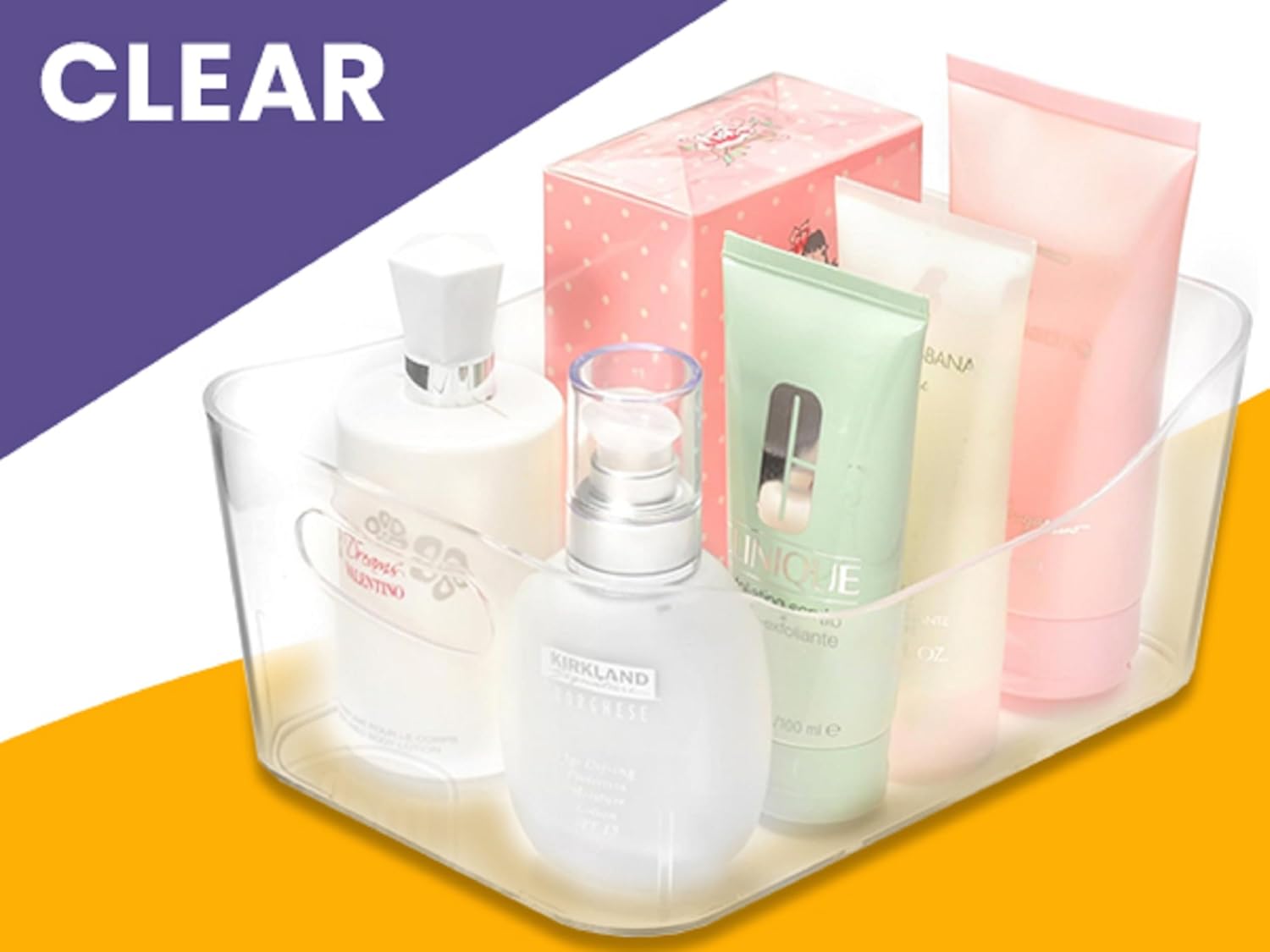 Acrylic Storage Bin 13 X9 X 5 10