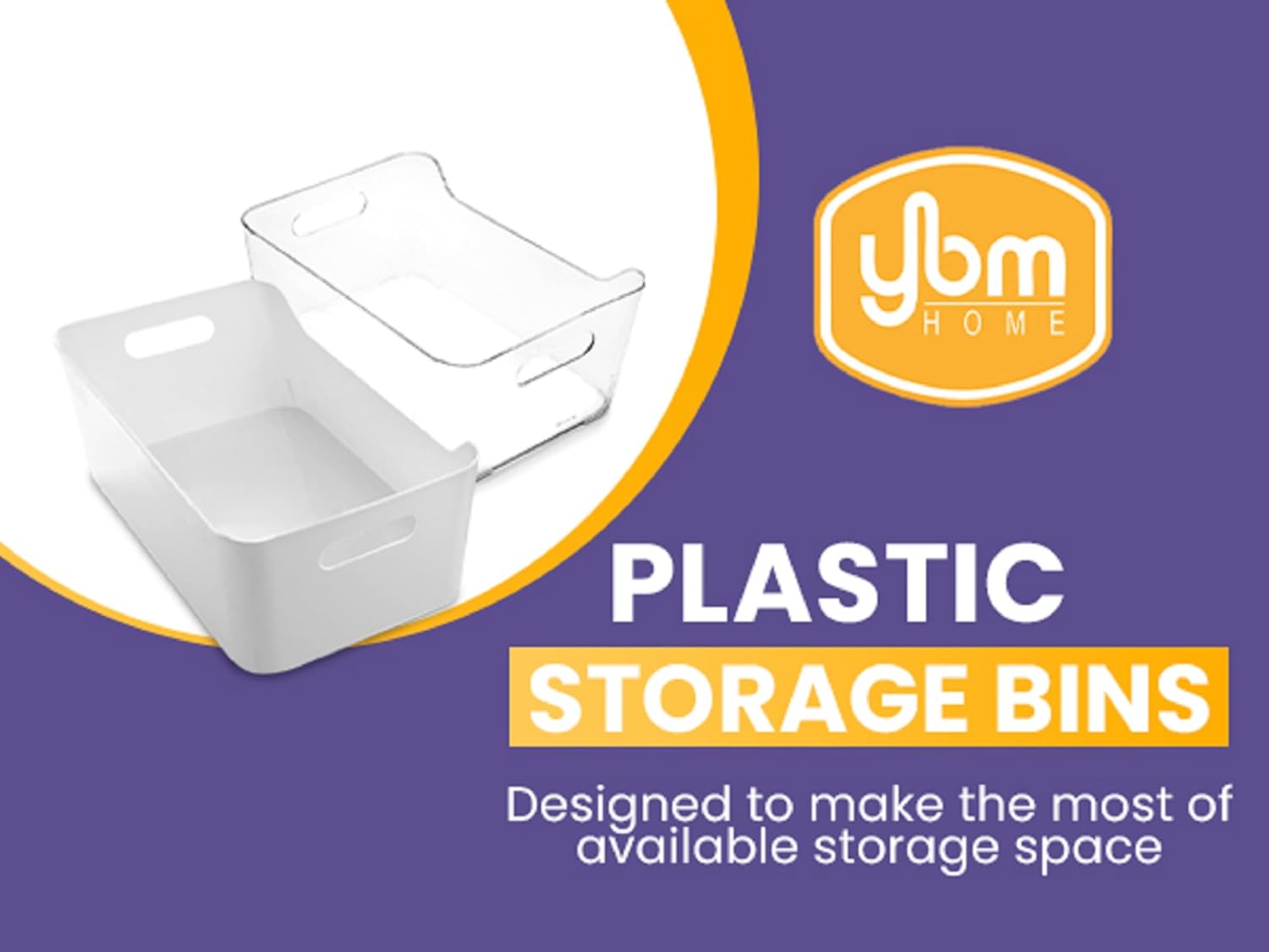 Acrylic Storage Bin 13 X9 X 5 6