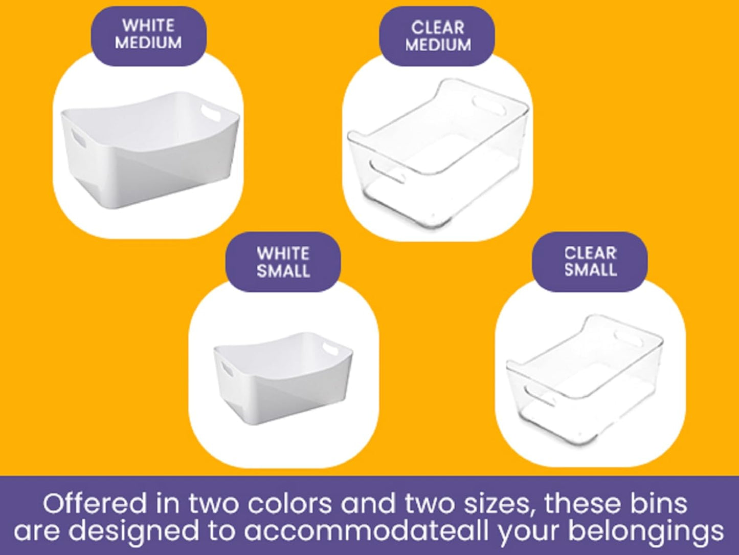 Acrylic Storage Bin 13 X9 X 5 7