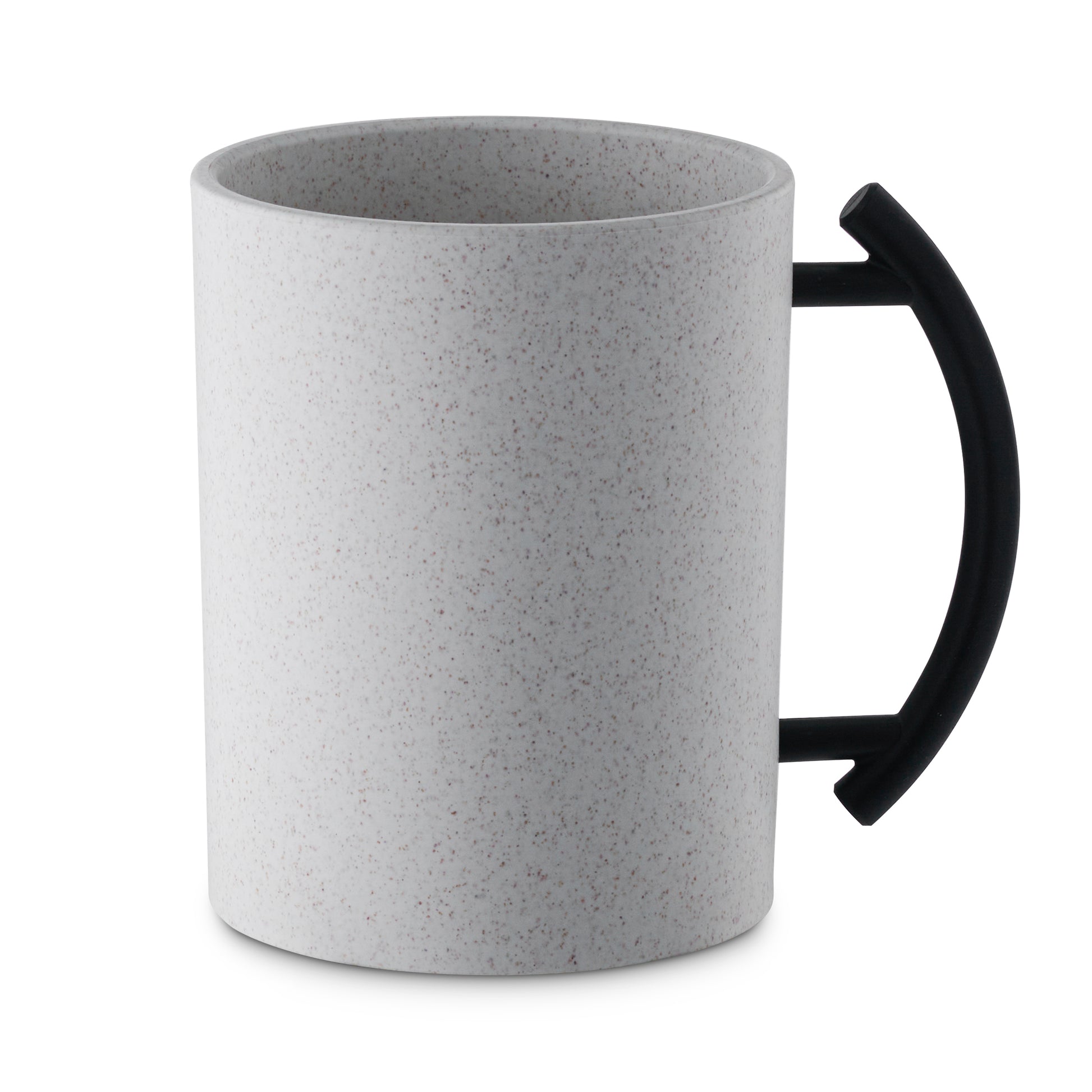 Acrylic Washing Cup White with black handles