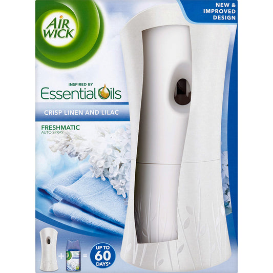 Air Wick/Freshmatic Machine + Refill/Crisp Linen