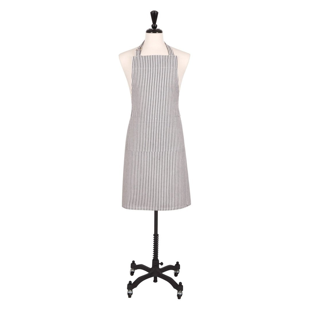 Apron Black Stripe