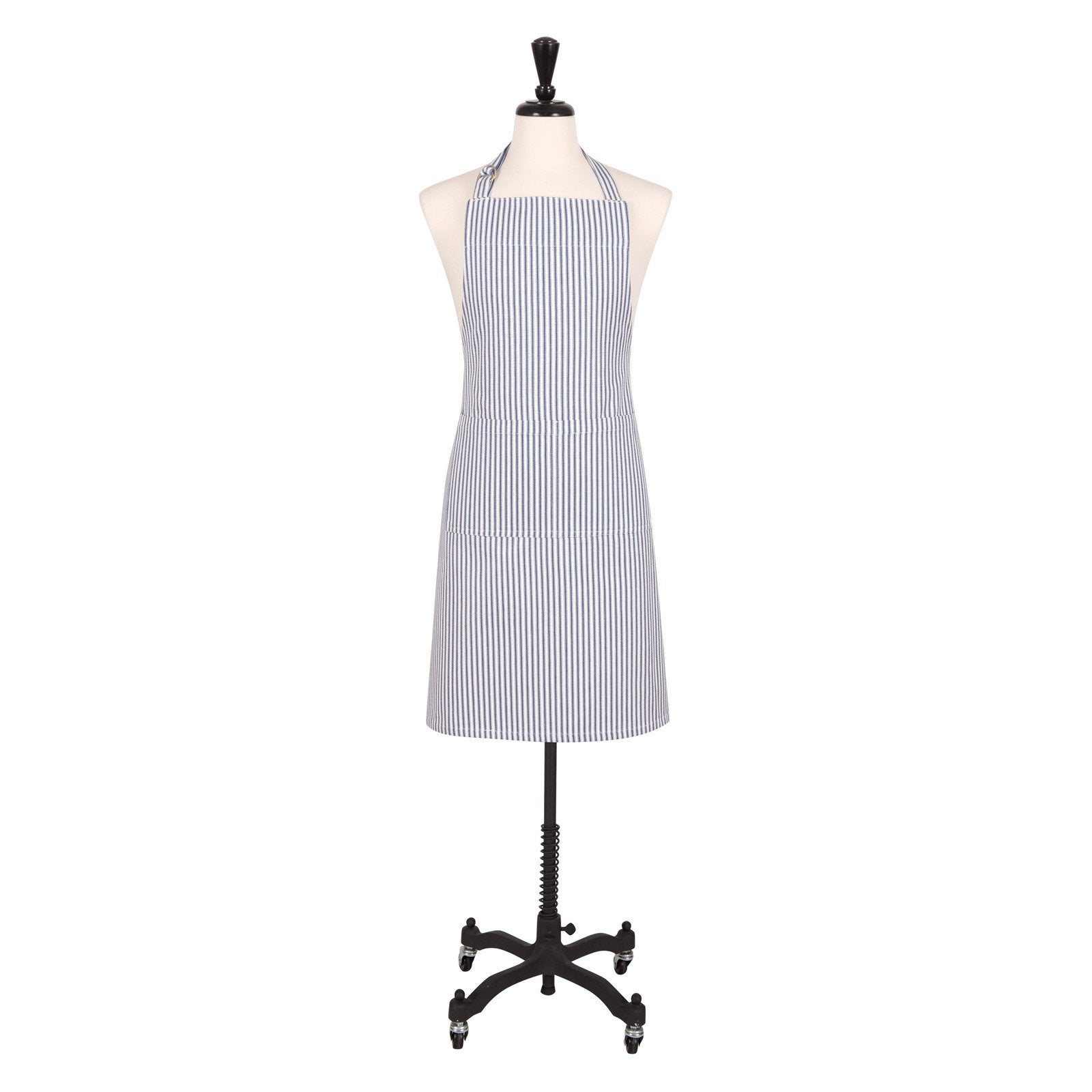 Apron Navy Stripe