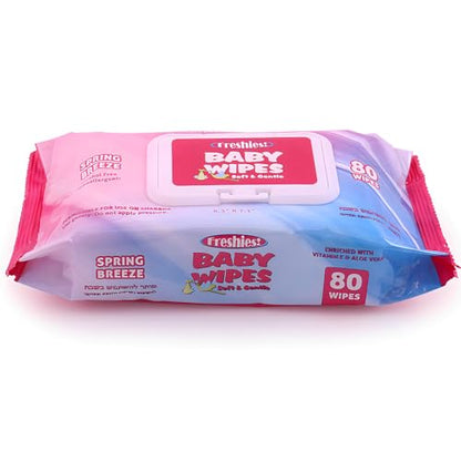 BABY WIPES- FRESHIES W/Lids 24/80 CT 1
