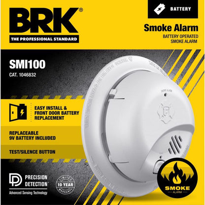 BRK First Alert Smoke Alarm 9 V 