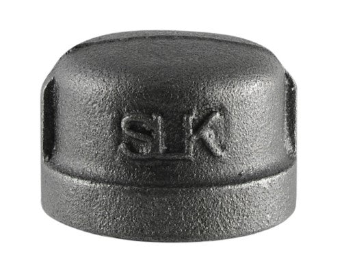 Black 1" Cap