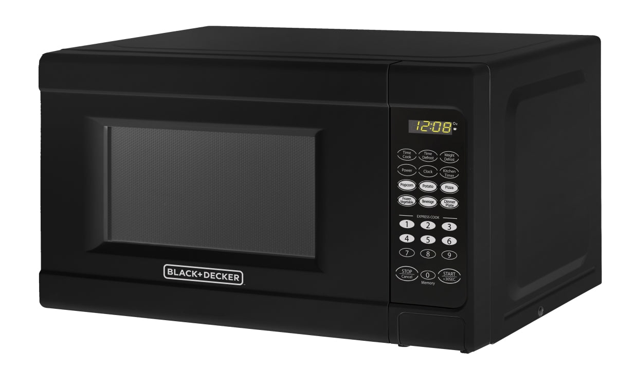 Black & Decor Microwave Oven 0.7 Cu. Ft. (Black)