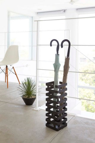 Brick Umbrella Stand -Square Black