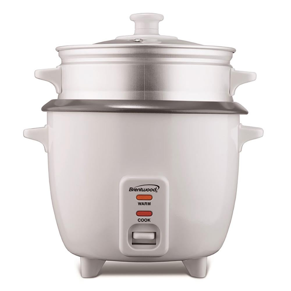 15-Cup 2.5-Liter Rice Cooker and Food Steamer - White