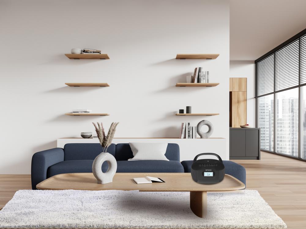 CD MP3 BOOMBOX BLUETOOTH USB W/NO RADIO 3