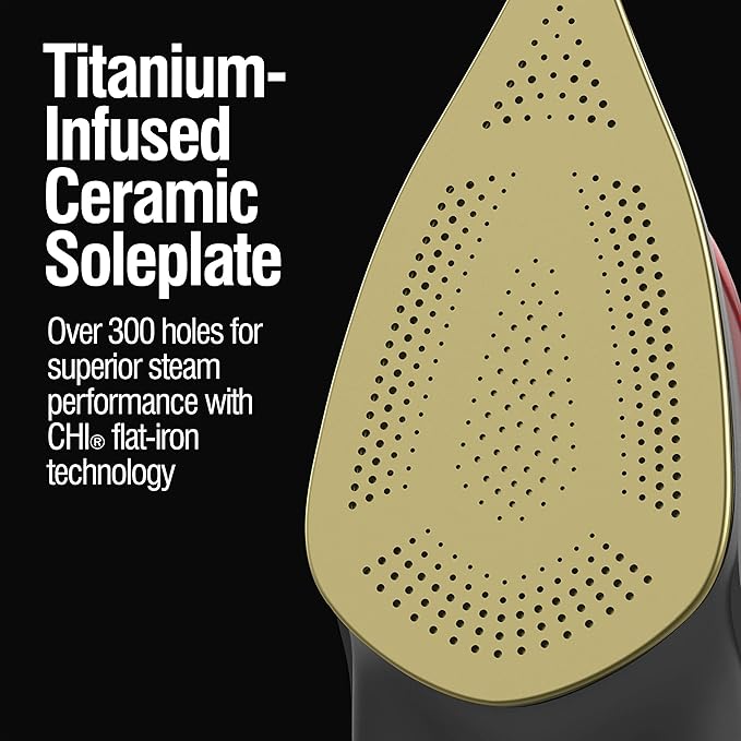 CHI IRON, FULL TITANIUM, 10' CORD 4