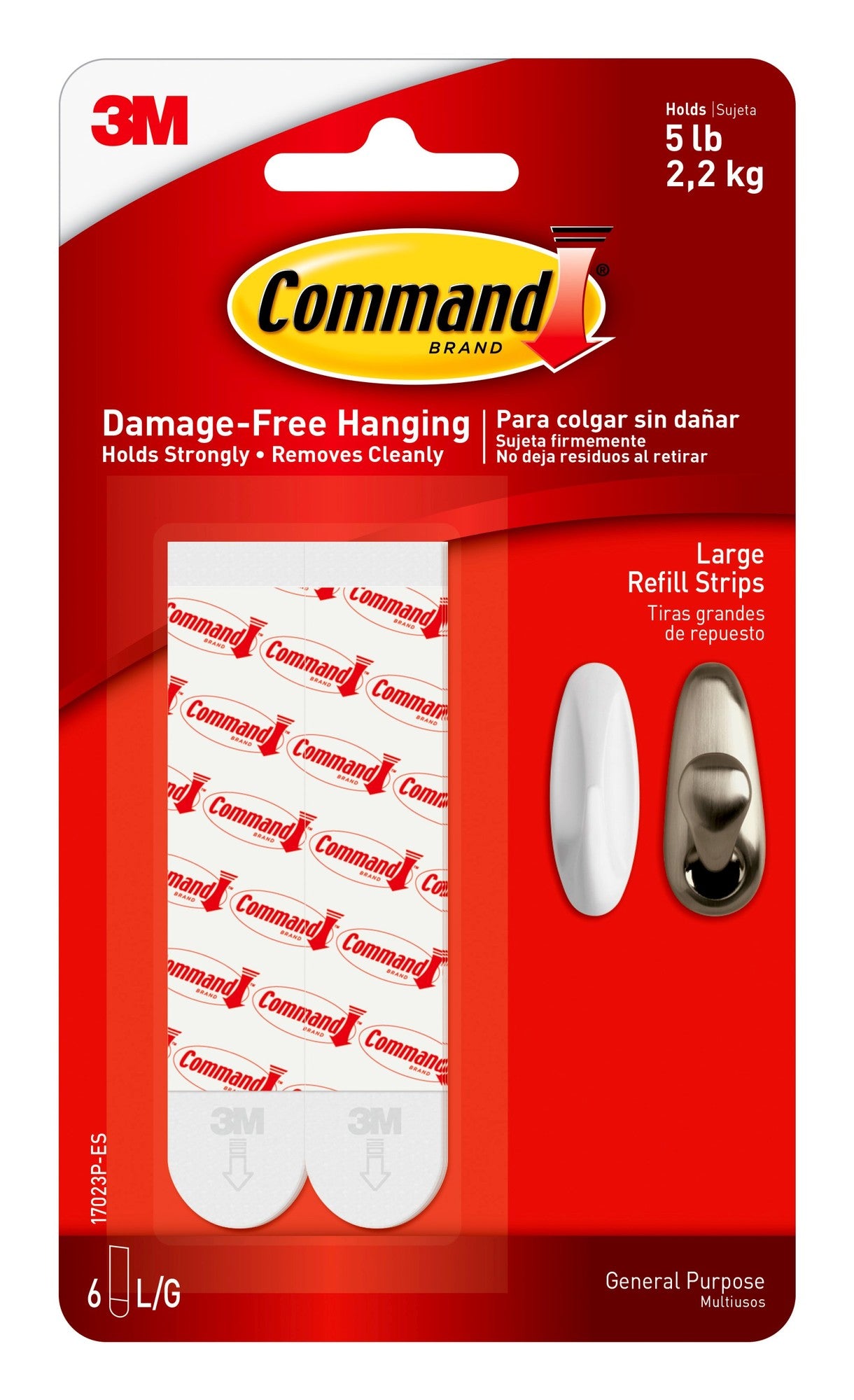 COMMAND REPLACE STRIPS-LARGE/