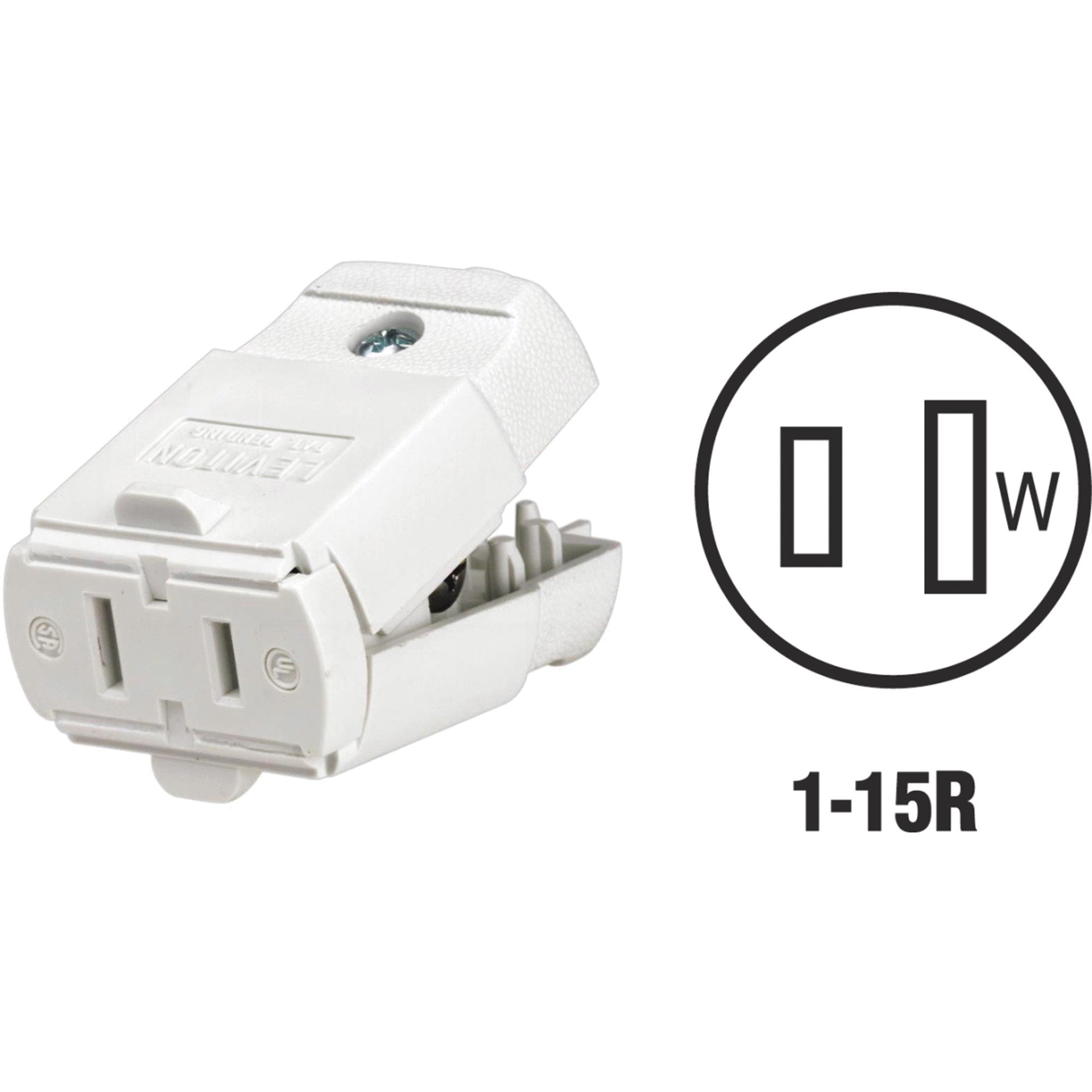 CONNECTOR 2WIRE 15A WHT – FRIEDS