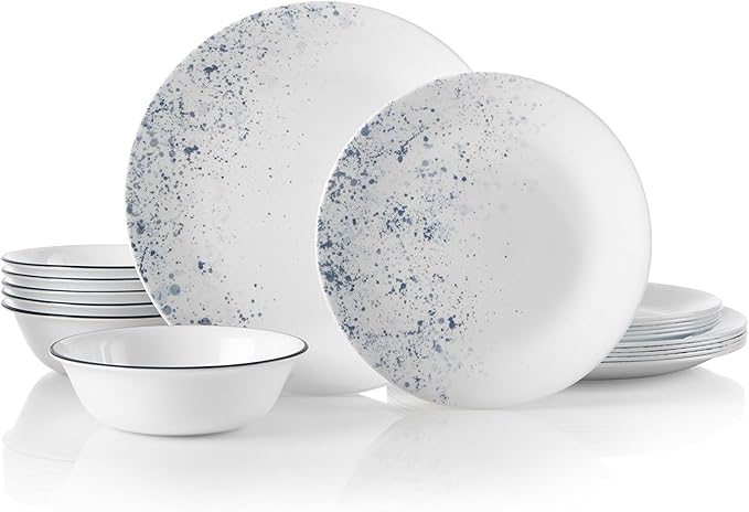 CORELLE SET ROUND * INDIGO, Service For 4