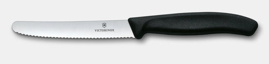 Victorinox - Swiss Classic Knife, Serrated, Round Tip, 4.5"