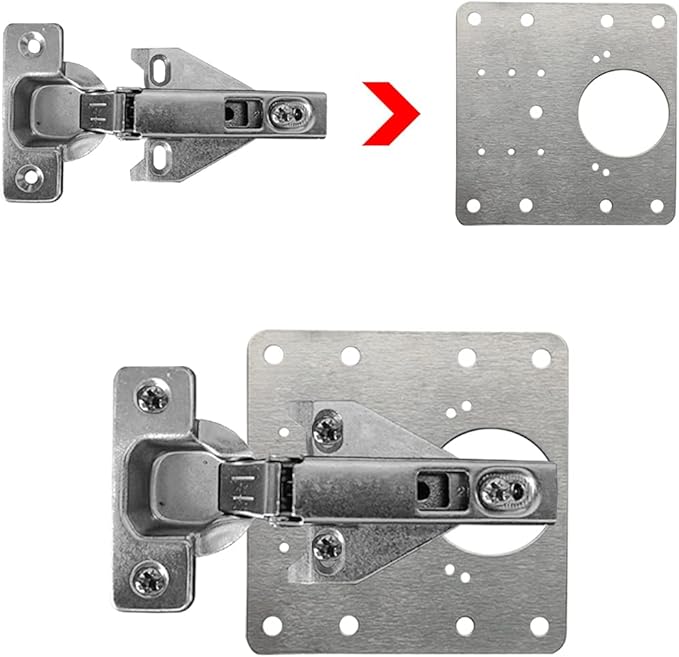 Cabinet Hinge Metal Repair Plate 1