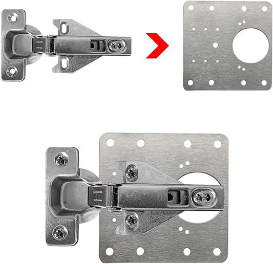 Cabinet Hinge Metal Repair Plate 1