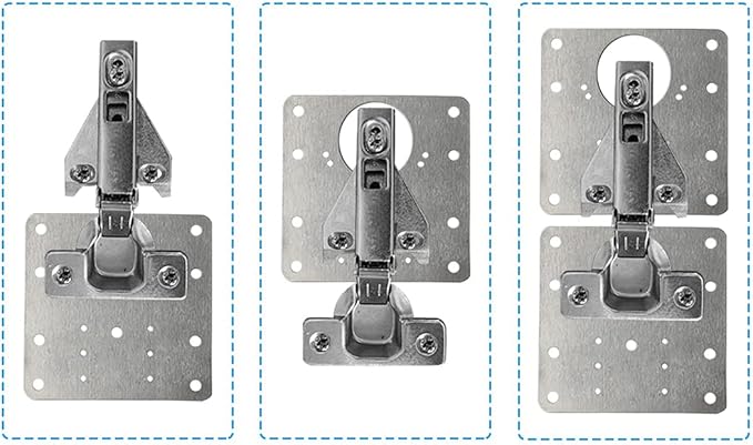 Cabinet Hinge Metal Repair Plate 2