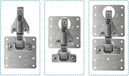 Cabinet Hinge Metal Repair Plate 2