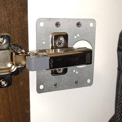 Cabinet Hinge Metal Repair Plate 3